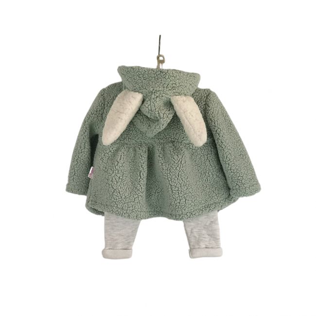 Ensemble lapin vert 3 pièces